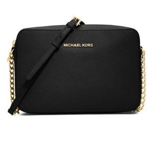 Jet Set East West Crossgrain Leather Crossbody